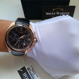  Shop Authentic Hugo Boss Driver Black Dial Black Leather Strap Watch for Men - 1513092 - Luxxuri