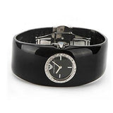  Shop Authentic Emporio Armani Casual Analog Black Dial Black Leather Strap Watch For Women - AR0739 - Luxxuri
