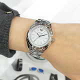  Shop Authentic Emporio Armani Valeria Quartz Mother of Pearl Dial Silver Steel Strap Watch For Women - AR11030 - Luxxuri