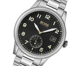  Shop Authentic Hugo Boss Legacy Black Dial Silver Steel Strap Watch for Men - 1513671 - Luxxuri