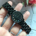  Shop Authentic Marc Jacobs Baker Black Dial Black Steel Strap Watch for Women - MBM3425 - Luxxuri