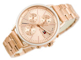  Shop Authentic Tommy Hilfiger Carly Rose Gold Dial Rose Gold Steel Strap Watch for Women - 1781788 - Luxxuri