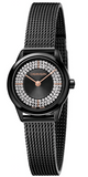  Shop Authentic Calvin Klein Minimal Diamonds Black Dial Black Mesh Bracelet Watch for Women - K3M2342R - Luxxuri