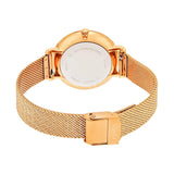  Shop Authentic Fossil Jacqueline Mother of Pearl White Dial Gold Mesh Strap Watch for Women - ES4352 - Luxxuri