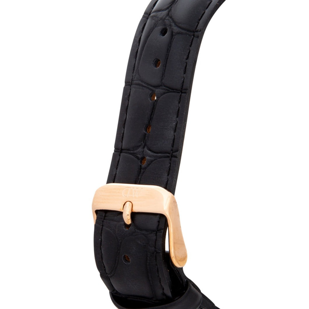  Shop Authentic Daniel Wellington Dapper Reading White Dial Black Leather Strap Watch For Men - DW00100107 - Luxxuri