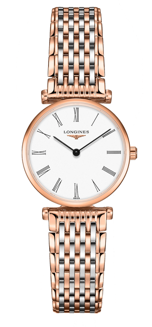  Shop Authentic Longines La Grande Classique De Longines White Dial Two Tone Mesh Bracelet Watch for Women - L4.209.1.91.7 - Luxxuri
