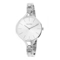  Shop Authentic Calvin Klein Graphic White Dial Silver Steel Strap Watch for Women - K7E23146 - Luxxuri
