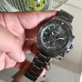  Shop Authentic Fossil Bannon Multifunction Chronograph Green Dial Grey Steel Strap Watch for Men - BQ2504 - Luxxuri