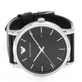  Shop Authentic Emporio Armani Luigi Quartz Black Dial Black Leather Strap Watch For Men - AR2500 - Luxxuri
