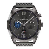  Shop Authentic Tommy Hilfiger Deacon Multifunction Black Dial Black Mesh Bracelet Watch for Men - 1791546 - Luxxuri