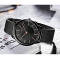  Shop Authentic Calvin Klein Minimal Black Dial Black Mesh Bracelet Watch for Men - K3M21421 - Luxxuri