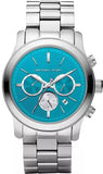  Shop Authentic Michael Kors Runway Quartz Blue Dial Silver Steel Strap Watch For Women - MK5953 - Luxxuri