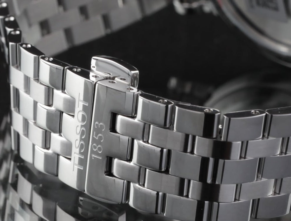  Shop Authentic Tissot T Classic Carson Premium Powermatic 80 Silver Dial Silver Steel Strap Watch For Men - T122.407.11.033.00 - Luxxuri