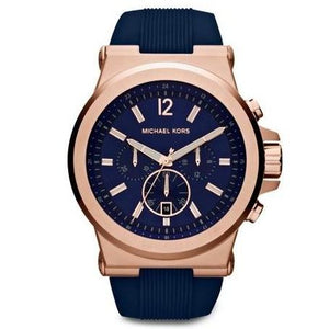 Shop Authentic Michael Kors Dylan Blue Dial Blue Rubber Strap Watch for Men - MK8295 - Luxxuri