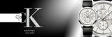  Shop Authentic Calvin Klein Masculine Chronograph White Dial Black Leather Strap Watch for Men - K2H27120 - Luxxuri