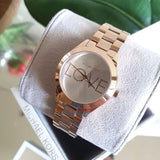  Shop Authentic Michael Kors Slim Runway White Dial Rose Gold Steel Strap Watch For Women - MK3804 - Luxxuri
