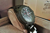  Shop Authentic Burberry Sport Chronograph Black Dial Black Steel Strap Watch for Men - BU7703 - Luxxuri