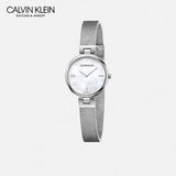  Shop Authentic Calvin Klein Authentic Mother of Pearl Dial Silver Mesh Bracelet Watch for Women - K8G2312E - Luxxuri