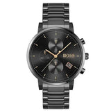  Shop Authentic Hugo Boss Integrity Black Dial Black Steel Strap Watch for Men - 1513780 - Luxxuri