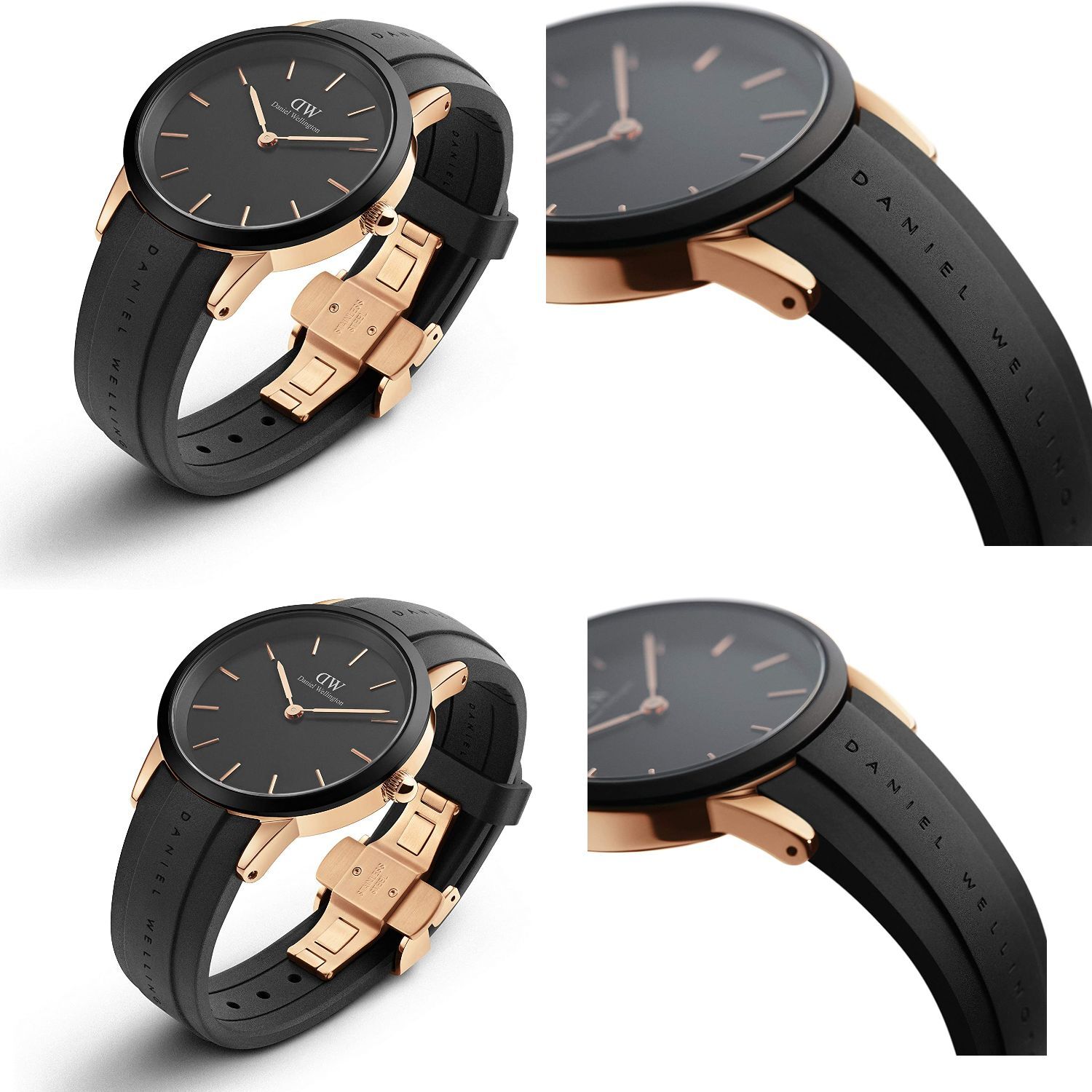  Shop Authentic Daniel Wellington Iconic Motion Black Dial Black Rubber Strap Watch For Men - DW00100425 - Luxxuri