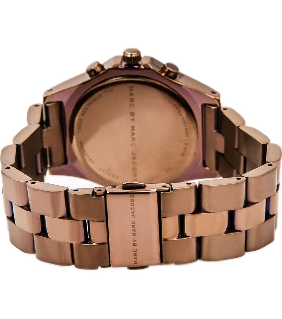  Shop Authentic Marc Jacobs Blade Chronograph Brown Dial Brown Steel Strap Watch for Women - MBM3121 - Luxxuri