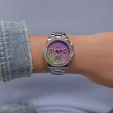  Shop Authentic Guess Sol Chronograph Crystals Multicolor Dial Silver Steel Strap Watch For Women - GW0483L1 - Luxxuri