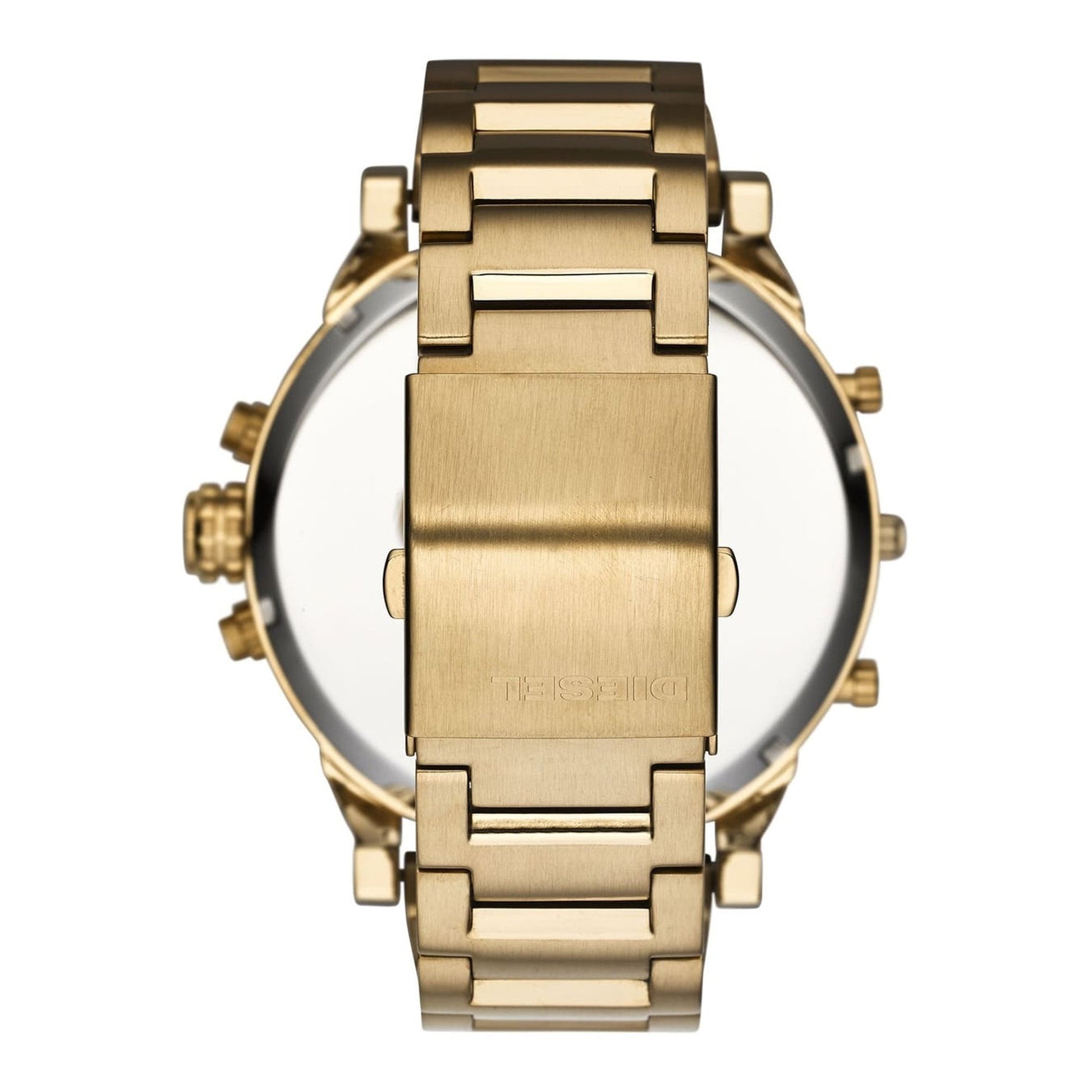  Shop Authentic Diesel Mr Daddy 2.0 Gold Dial Gold Steel Strap Watch For Men - DZ7399 - Luxxuri