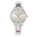  Shop Authentic Burberry The Classic Guilloche Silver Dial Grey Leather Strap Watch for Women - BU10113 - Luxxuri