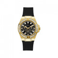  Shop Authentic Guess Venus Diamonds Black Dial Black Rubber Strap Watch for Women - GW0118L1 - Luxxuri