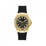  Shop Authentic Guess Venus Diamonds Black Dial Black Rubber Strap Watch for Women - GW0118L1 - Luxxuri