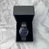  Shop Authentic Emporio Armani Luigi Quartz Blue Dial Grey Mesh Bracelet Watch For Men - AR11053 - Luxxuri