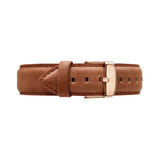  Shop Authentic Daniel Wellington Dapper Durham White Dial Brown Leather Strap Watch For Men - DW00100115 - Luxxuri