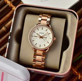  Shop Authentic Fossil Tailor Rose Gold Dial Rose Gold Steel Strap Watch for Women - ES4264 - Luxxuri