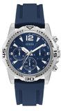  Shop Authentic Guess Commander Blue Dial Blue Rubber Strap Watch for Men - GW0211G1 - Luxxuri