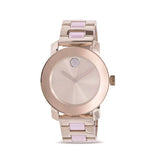  Shop Authentic Movado Bold Rose Gold Dial Two Tone Steel Strap Watch for Women - 3600639 - Luxxuri