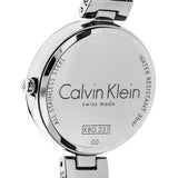  Shop Authentic Calvin Klein Authentic Black Dial Silver Mesh Bracelet Watch for Women - K8G23121 - Luxxuri