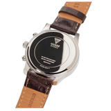  Shop Authentic Guess Exec Chronograph White Dial Brown Leather Strap Watch For Men - W0076G2 - Luxxuri