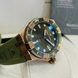  Shop Authentic Maurice Lacroix Aikon Venturer Bronze Dial Green Rubber Strap Watch For Men - AI6058-BRZ01-630-1 - Luxxuri