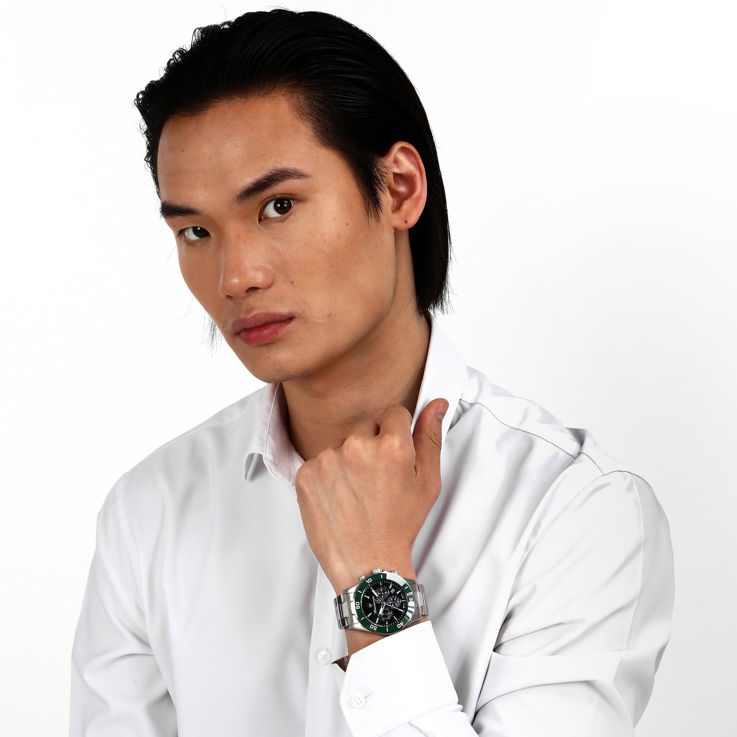  Shop Authentic Maserati Competizione Chronograph Black Dial Silver Steel Strap Watch For Men - R8873600008 - Luxxuri