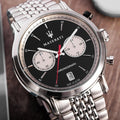  Shop Authentic Maserati Legend Chronograph Black Dial Stainless Steel Watch For Men - R8873638001 - Luxxuri