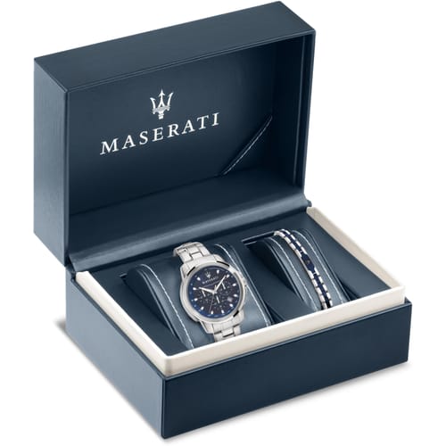  Shop Authentic Maserati Successo 44mm Solar Blue Stainless Steel Watch For Men - R8873645004 - Luxxuri