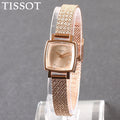  Shop Authentic Tissot Lovely Square Lady Quartz Rose Gold Dial Rose Gold Mesh Bracelet Watch For Women - T058.109.33.456.00 - Luxxuri