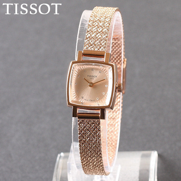  Shop Authentic Tissot Lovely Square Lady Quartz Rose Gold Dial Rose Gold Mesh Bracelet Watch For Women - T058.109.33.456.00 - Luxxuri