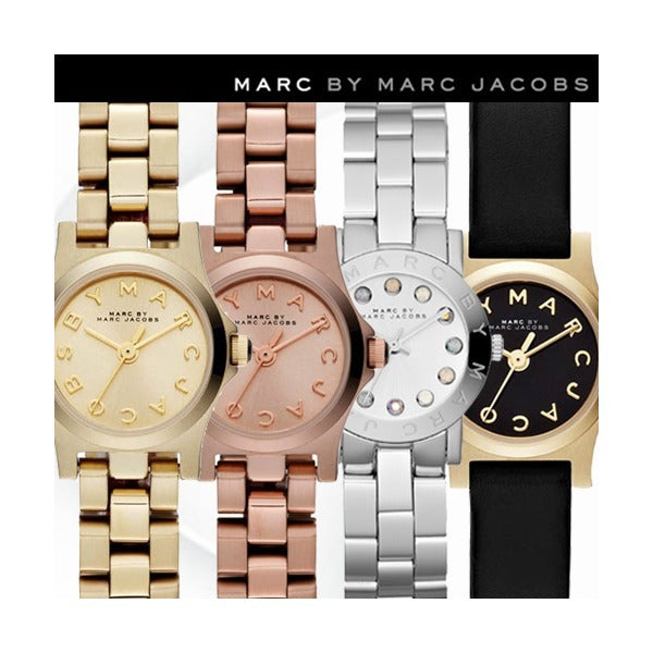 Marc Jacobs Mini Amy White Dial Silver Steel Strap Watch for Women - MBM3055