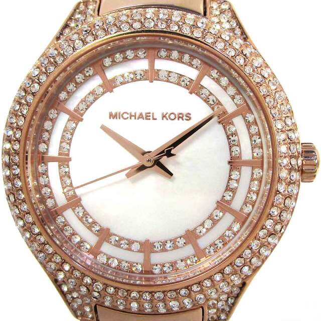  Shop Authentic Michael Kors Sylvia Mother Of Pearl Dial Rose Gold Steel Strap Watch for Women - MK4656 - Luxxuri
