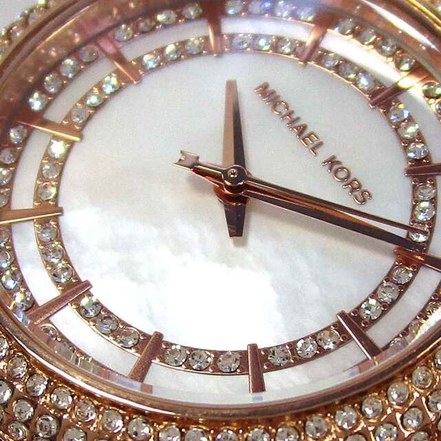  Shop Authentic Michael Kors Sylvia Mother Of Pearl Dial Rose Gold Steel Strap Watch for Women - MK4656 - Luxxuri