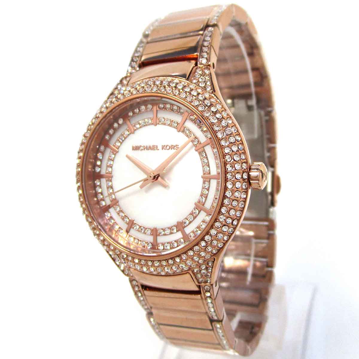  Shop Authentic Michael Kors Sylvia Mother Of Pearl Dial Rose Gold Steel Strap Watch for Women - MK4656 - Luxxuri