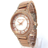  Shop Authentic Michael Kors Sylvia Mother Of Pearl Dial Rose Gold Steel Strap Watch for Women - MK4656 - Luxxuri