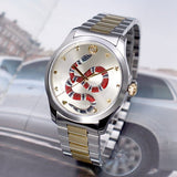  Shop Authentic Gucci G Timeless Quartz Silver Dial Silver Steel Strap Watch For Women - YA1264075 - Luxxuri