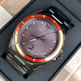  Shop Authentic Emporio Armani Sigma Quartz Grey Dial Grey Steel Strap Watch For Men - AR11178 - Luxxuri